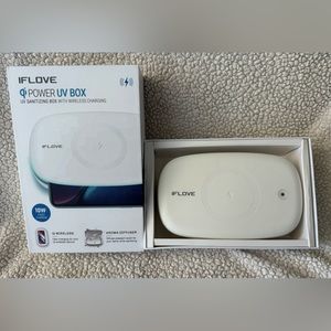 IFLOVE Portable Phone UVC Light Sanitizer Box with Aroma Diffuser NEW IN BOX